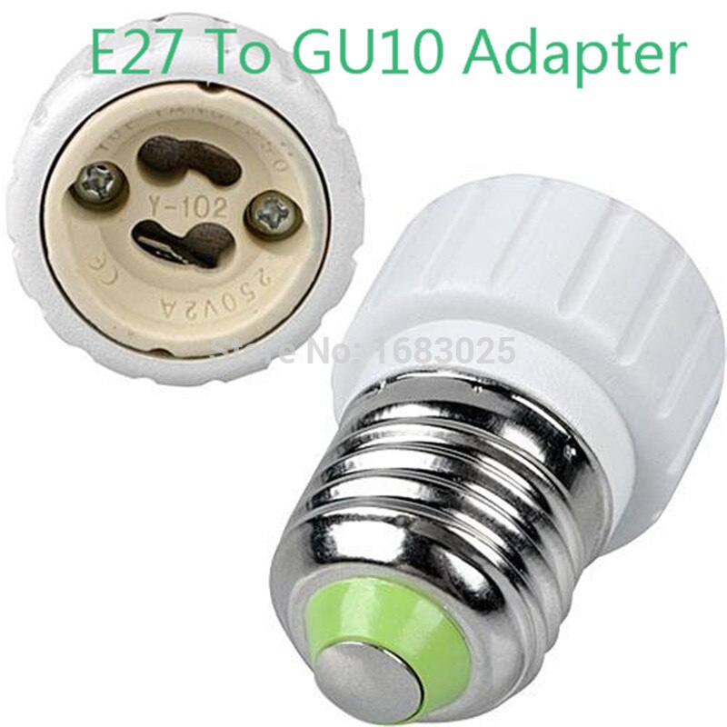 Helle Lampen-birnen-Adapter-konverter E27 auf GU10 Sockel Halfter Adapter Konverter