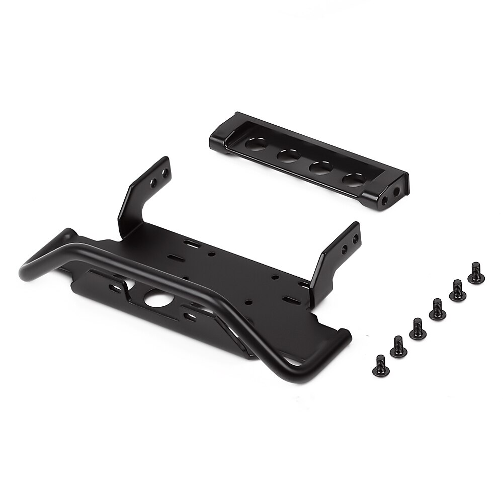 INJORA RC Car Metal Front Bumper for 1:10 RC Crawler Traxxas TRX4 G500 TRX6 G63 6X6 Upgrade Parts: F28BK