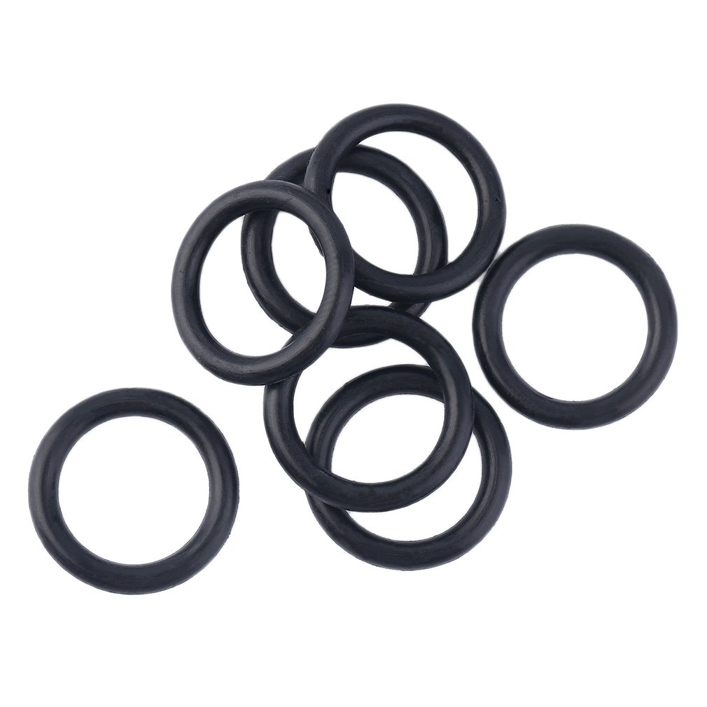 222PCS 17 Sizes Universal Rubber O-Ring Assortment Set Gasket Automotive Seal Kit Black Built-in width gauge
