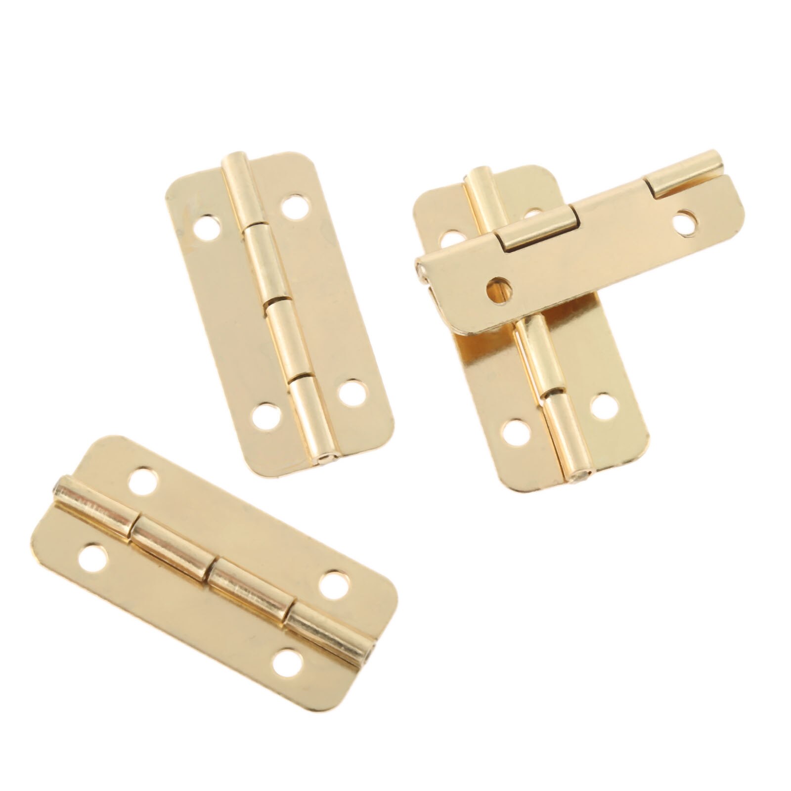 4Pcs Cabinet Hinges Furniture Fittings Decorative Door Hinges for Jewelry Box Furniture Hardware