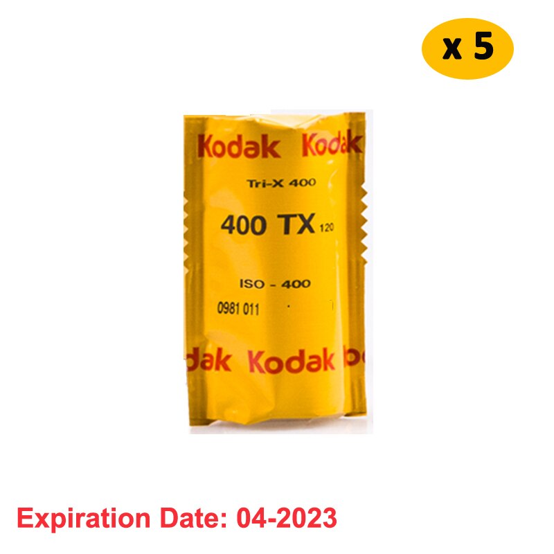Kodak – Film négatif noir et blanc, IOS TRI-X 400TX 400 120, 1 à 5 rouleaux (Date d&#39;expiration: 2023)