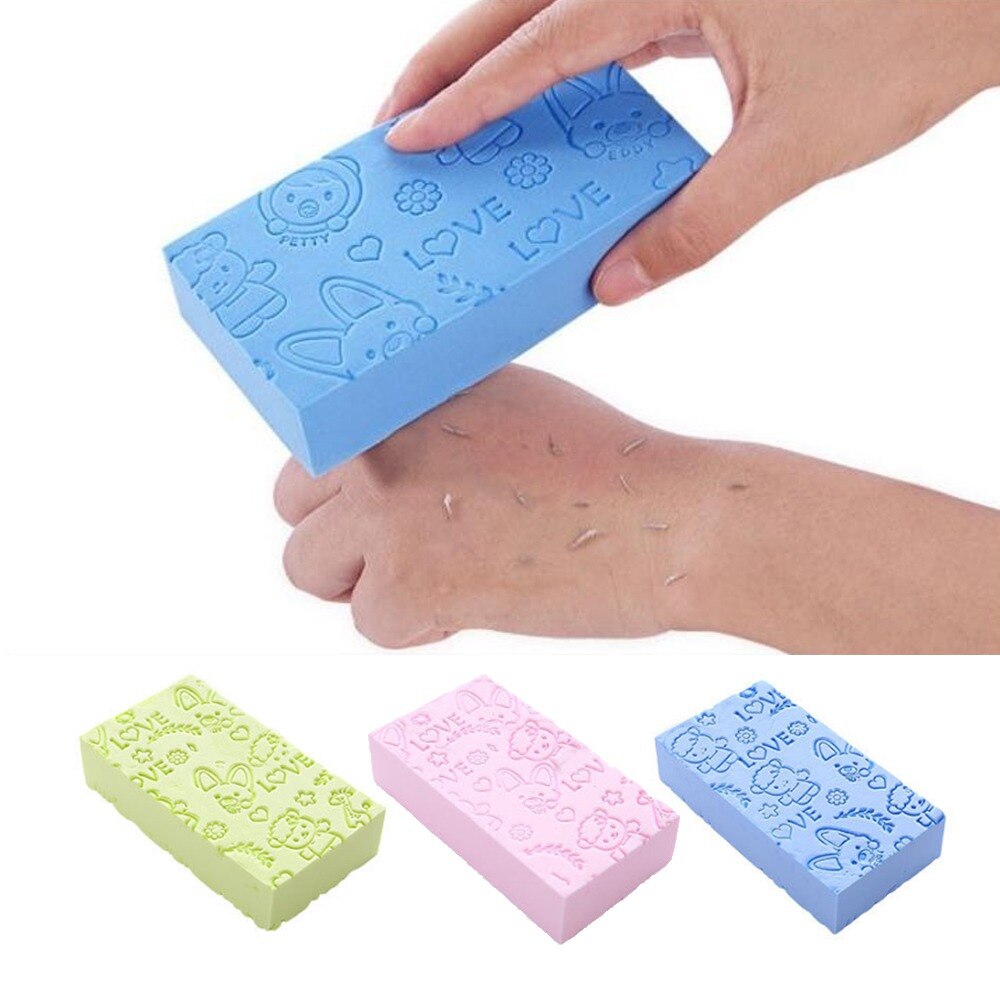 1 Magic Bath Sponge Exfoliating/Dead Skin Removing Sponge Body Massage Cleaning Shower Brush Bath Tools Bathroom For Kids Adult