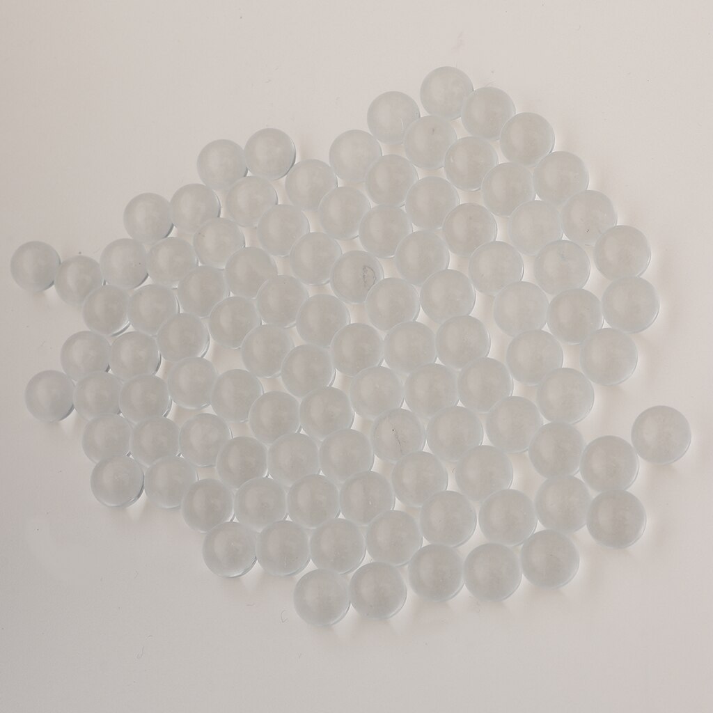 100 Stuks Helder Glazen Bal Marmer Sets Decoratie Voor 8Mm Aquarium Vaas