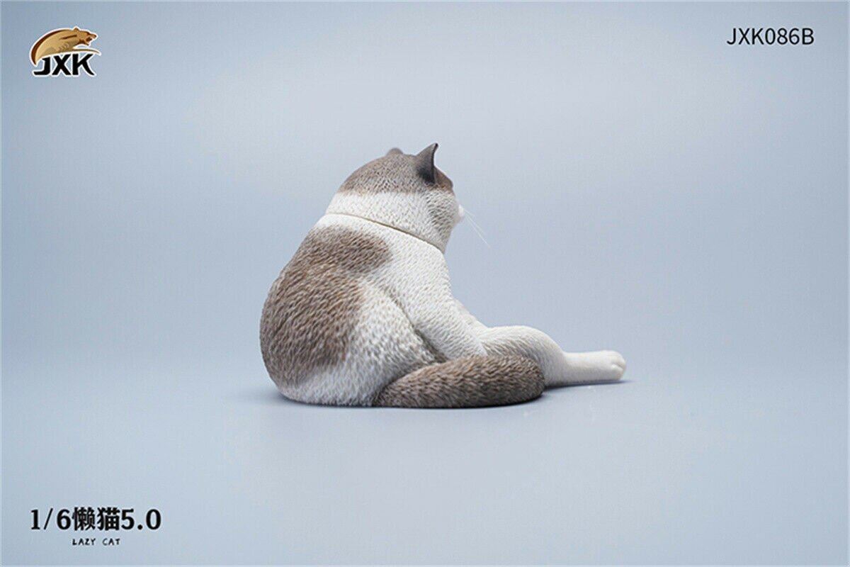 IN STOCK! JXK 1/6 Lazy Cat 5.0 Model Cute Animal CollectorScene Decorarion Action Figures 2022 Kids Toy