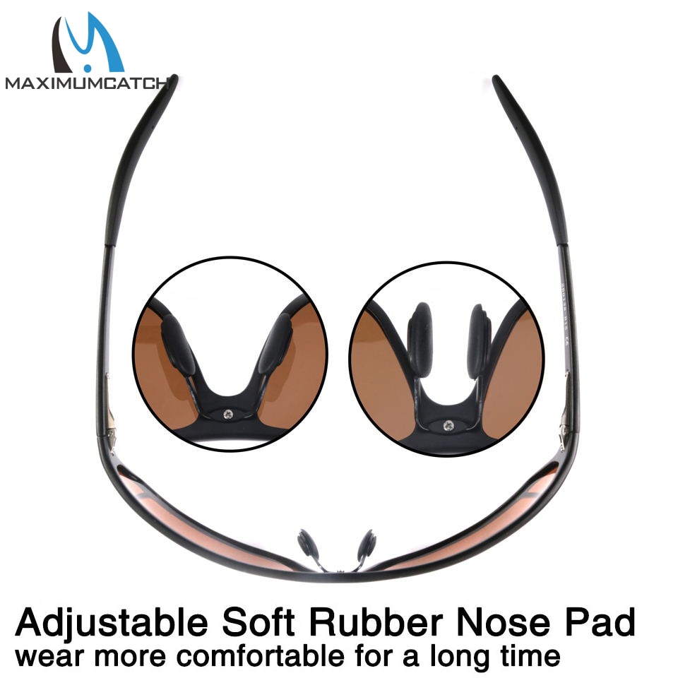 Maximumcatch Titan Metall Rahmen Fliege Angeln Polarisierte Sonnenbrille Braun Gelb Und Grau Zu Wählen Angeln Sonnenbrille