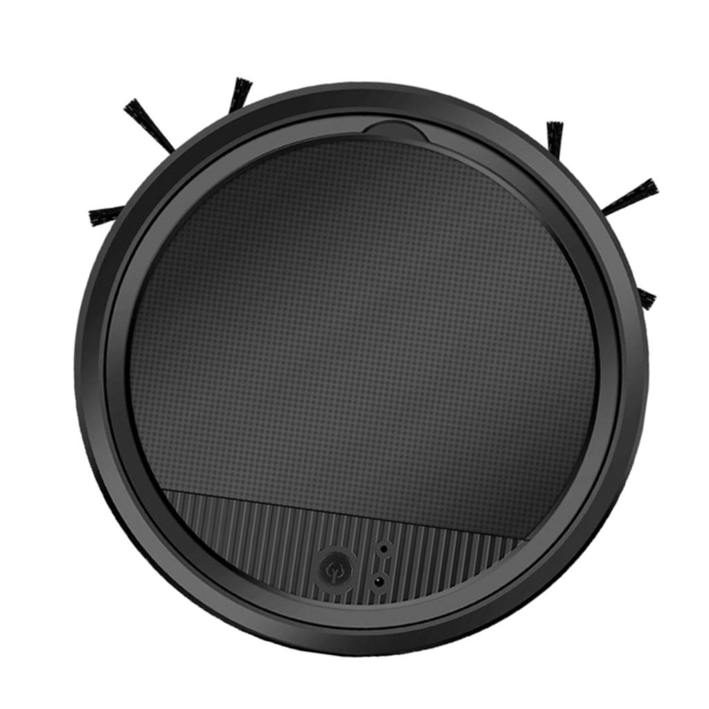 Smart Robot Vacuum Cleaner Floor Cleaner Sweeping Mop for Bedroom Kitchen: Black