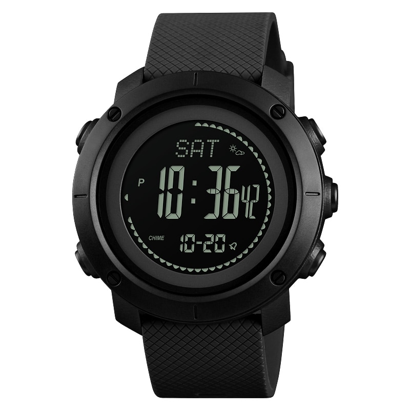Relojes deportivos profesionales para exteriores, reloj electrónico Digital con brújula de mujer para hombre, podómetro, reloj de presión, reloj Masculino