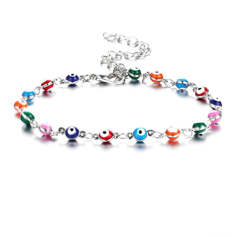 Cmoonry Mode Dubbele Oneindige Gesimuleerde Parel Hanger Enkelband Voet Ketting Zomer Armband Charm 2 Kleur Enkelbanden Voet Sieraden: 60039-1
