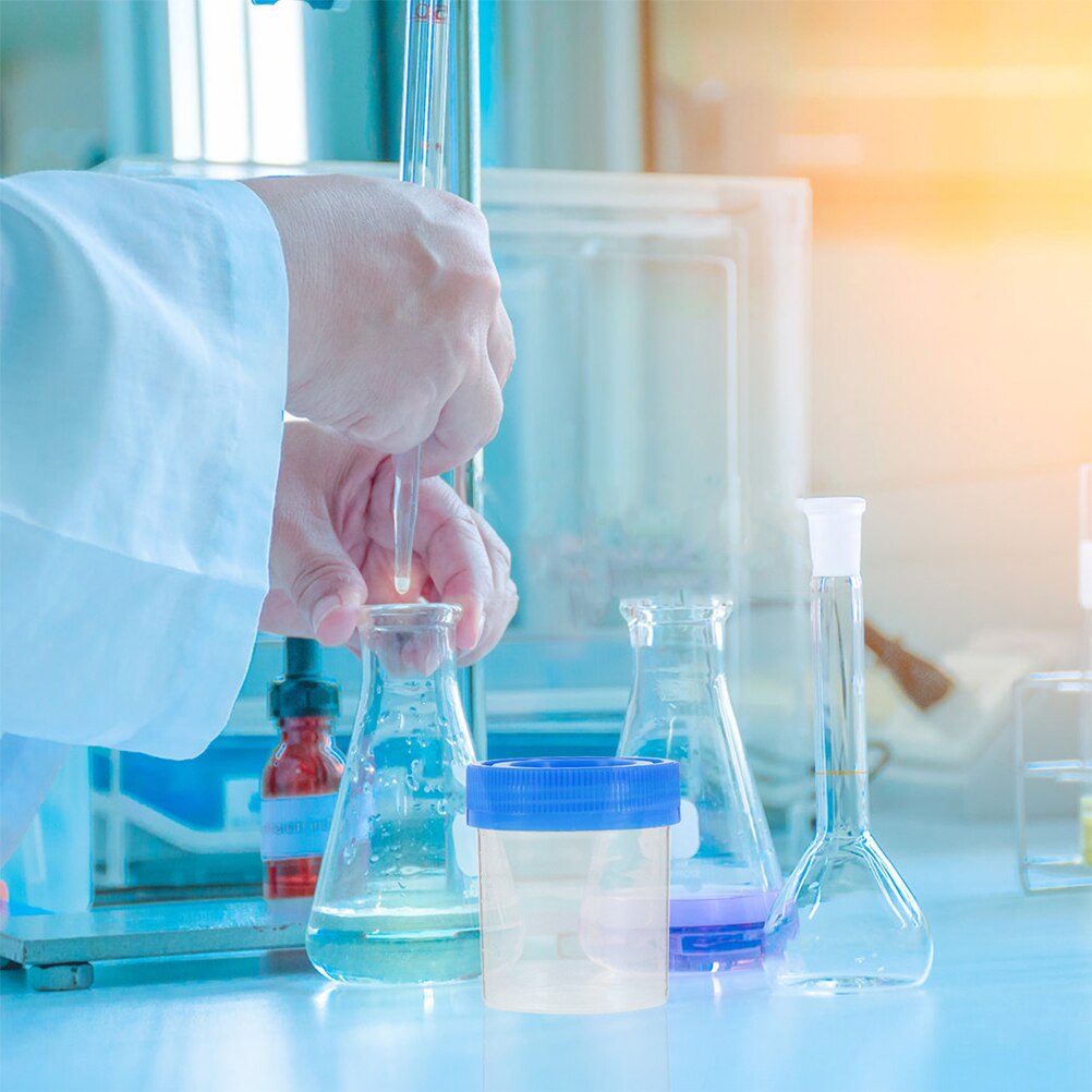 25Pcs Disposal Specimen Cups Convenient Specimen Containers Small Sputum Containers (Random Color)