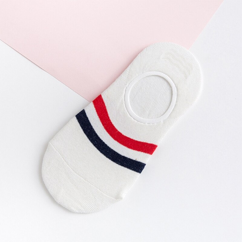 Karikatur Katze Fuchs Socken Nette Ebene Druck Frauen Socken Sommer Lustige Kurze Socken Damen Baumwolle Socke Mädchen PD0161: 1