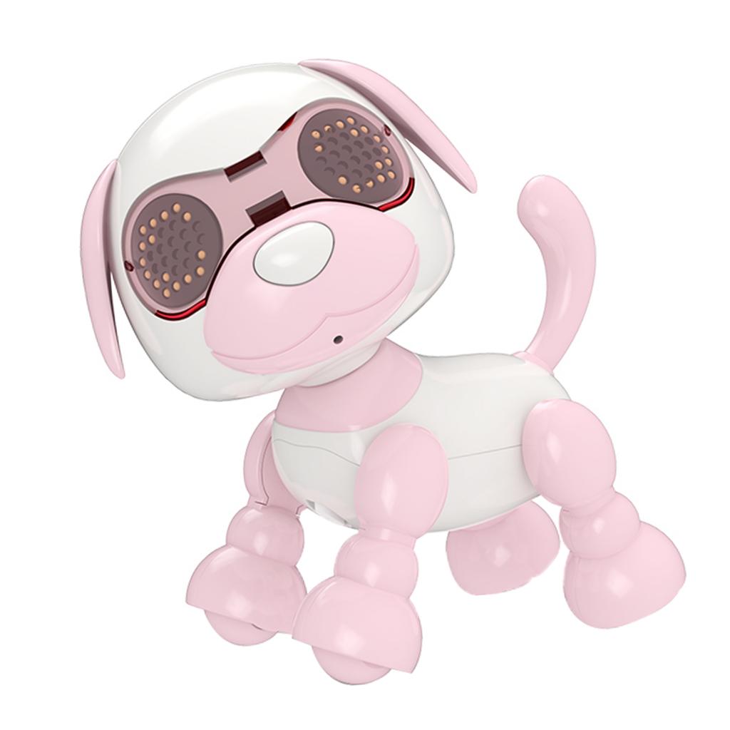 Electronic Responds to Touch Smart Intelligent Pet Toy Dog Interactive Toy: Pink
