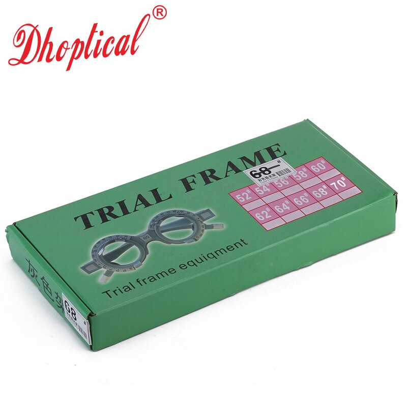 trial frame set ,colorful trial frame 52mm~70mm pc material for glasses shop and optical hospital by dhoptical