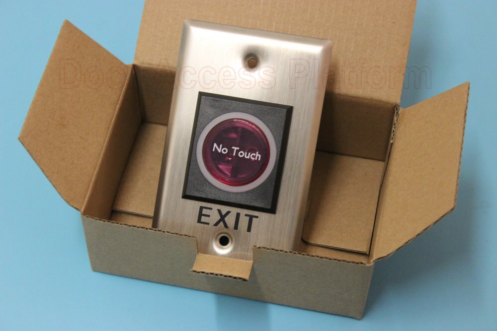 Touchless Release button Exit, No Touch Push Button For Access Control system, Door Locker