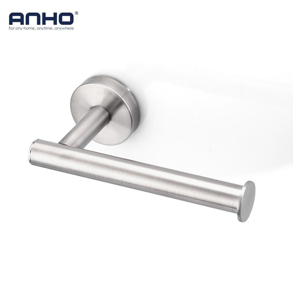 Rvs wall mount handdoekring badkamer accessoires Ronde handdoek houder Badkamer Handdoekenrek Hanger: Paper Holder 1