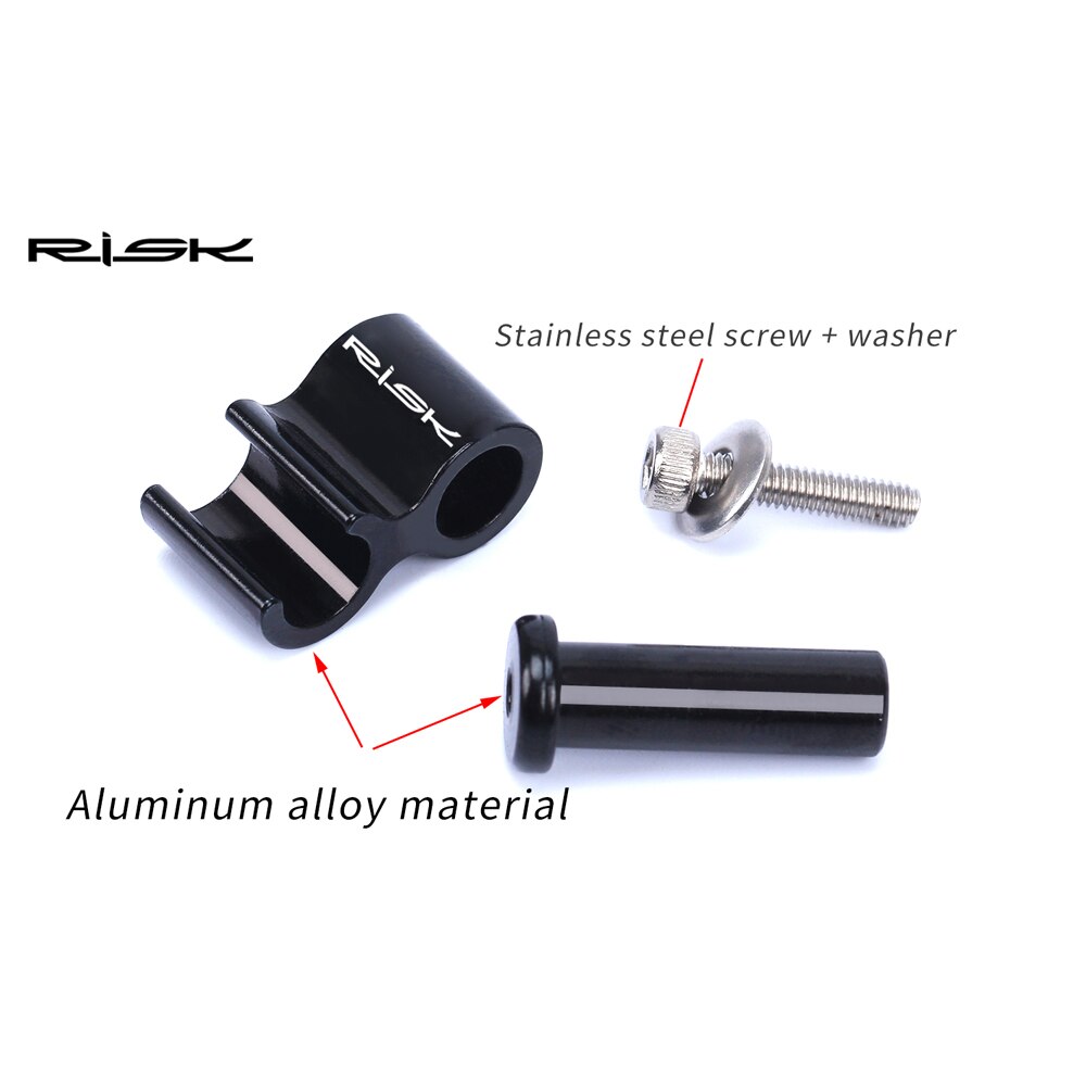 Riski 4 kpl mtb pyörän hydrauliset levyjarrut vaijerin ohjain letkun muunnoskehys linjan yli puristin adapterin pidike polkupyörälle