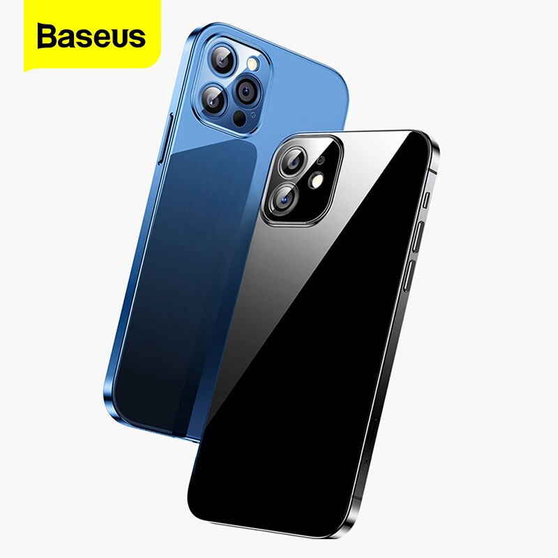 Baseus Trasparente Cassa Del Telefono Per il iPhone 12 11 Pro Xs Max X Xr Coque Trasparente Molle di TPU Della Copertura Posteriore Per iPhone 12Pro Max Fundas Shell