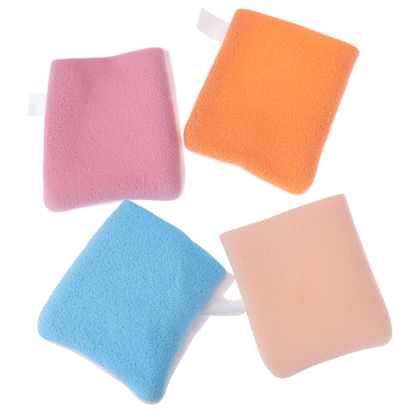 1X Make-Up Remover Handschoenen Herbruikbare Microfiber Facial Sponge Gezicht Handdoek Make-Up Remover Reiniging Handschoen 4 Kleuren Willekeurige