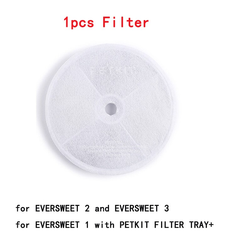 PETKIT-unidades de filtro de repuesto para fuente de agua EVERSWEET 2 /EVERSWEET 3, Kit de limpieza de filtros, filtración de impurezas de mascotas, 5/10 Uds.