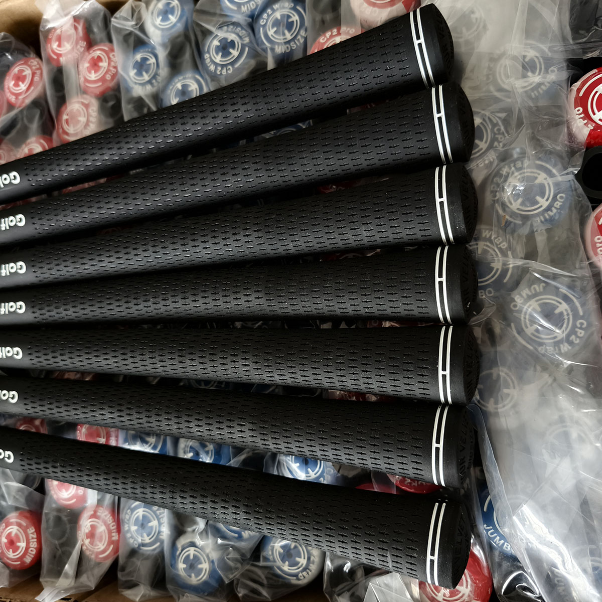 13 stücke Golf Verein Griff Eisen Holz Stange Universal- Griff Gummi Tragen-beständig Nicht-Unterhose Golf Griff Weiß blau gelb grün verrotten Griff: Schwarz