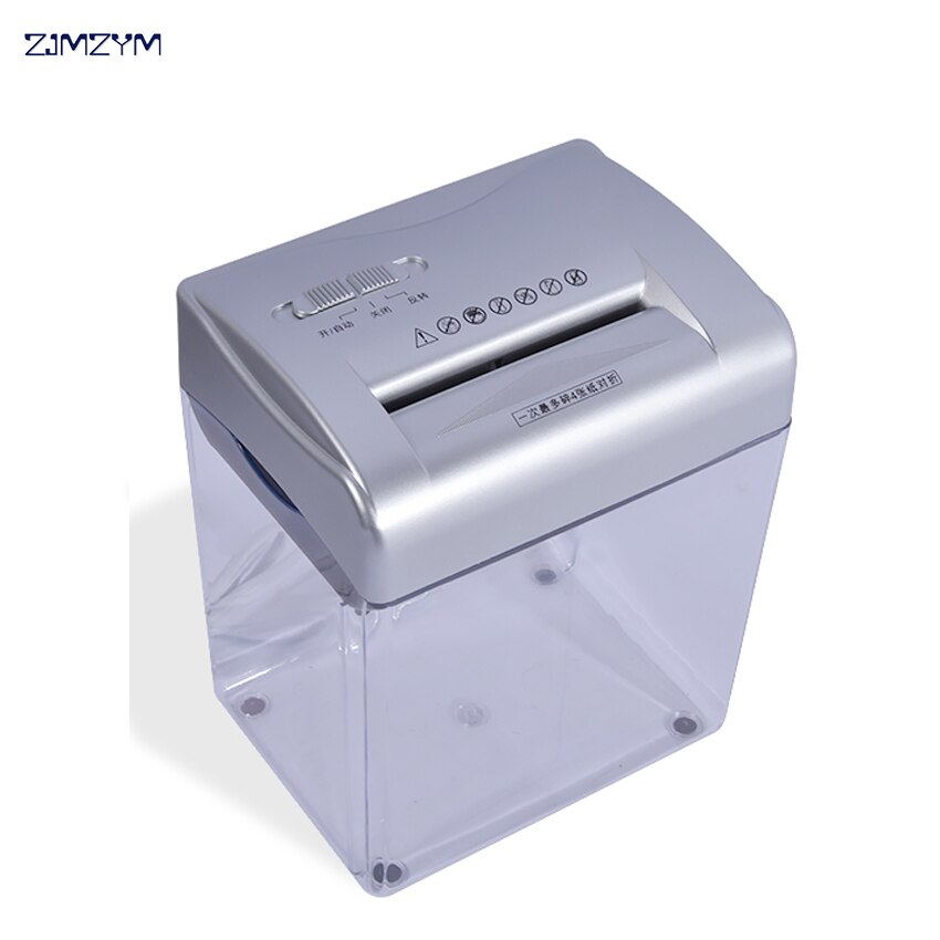 4.5L 004CC Mini Trituradora De Papel Elétrico capacidade Do Tambor de Papel Quebrado Máquina de casa Escritório Mudo 220V/hz 50 Shredder 195W de Potência