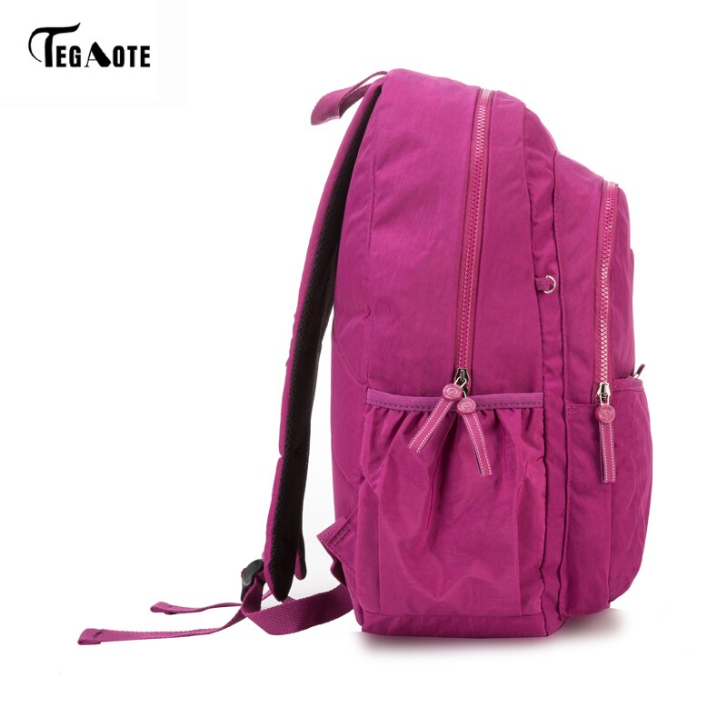 TEGAOTE Large Capacity Backpack Women Preppy School Bags For Teenagers Men Nylon Travel Bags Girls Laptop Backpack Mochila