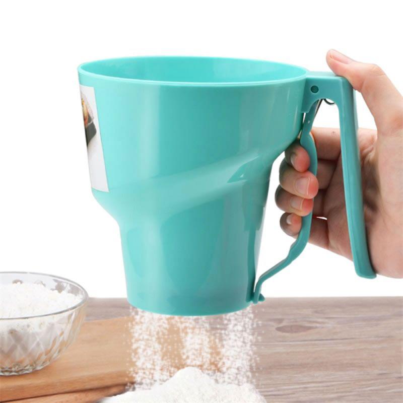 1pc Bake Tool Set Flour Sifter And Pastry Blender Fine Mesh Powdered Sugar Manual Sieve Cup Cake Baking Tools Kitchen Home