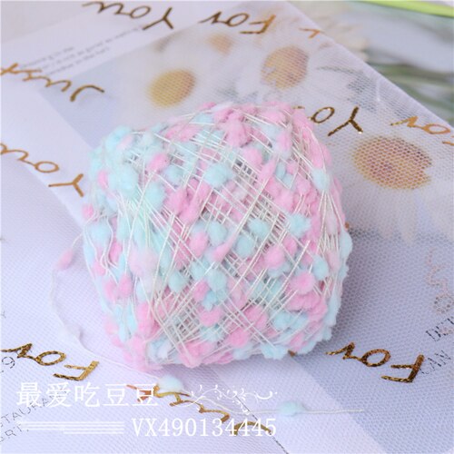 30G Zachte Regenboog Pom Pom Garen Hand Breien Haak Ping Pong Garen Draad Voor Baby Dame Sjaal Trui Handschoen zak Hoed Diy: 011