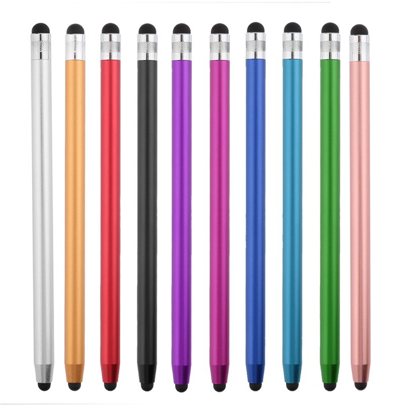 ALLOYSEED Round Dual Tips 5.0+7.0 Capacitive Stylus Pen Touch Screen Pencil for iPad for Apple Tablet Smart Cellphone