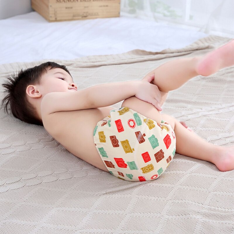 Lavable réutilisable bébé couches écologiques tetra poche tissu couche-culotte mousseline pul bebe culotte pour pot entraînement pantalon nappy