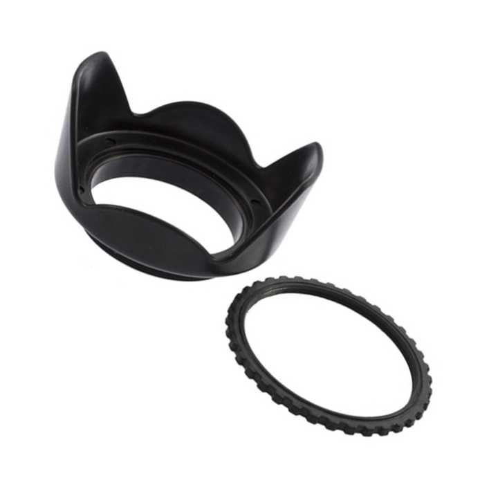 52mm Flower Petal Tulip Lens Hood Screw Mount For Canon digital Camera
