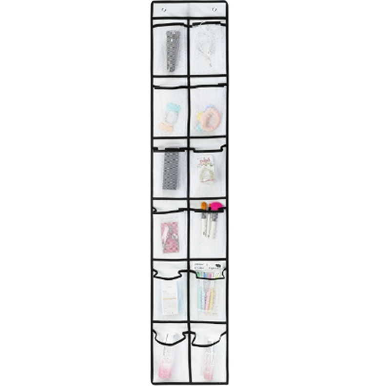 Sac de rangement mural suspendu en maille pour chaussettes, organisateur derrière les portes, pour chaussures, sac de rangement