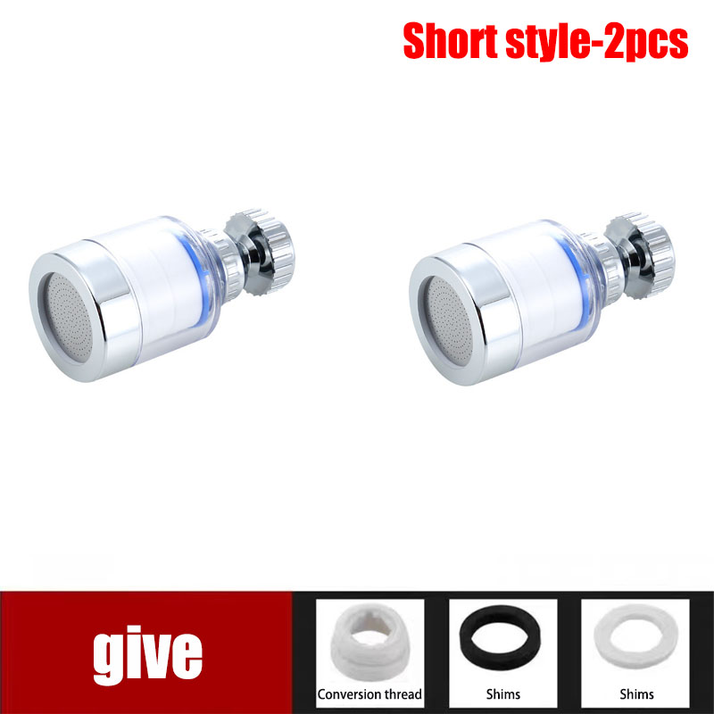 Kraan Douchekop Waterzuiveraar Meerdere Filter Nozzle Keuken Universeel Kraanwater Filter Splash Proof Head Verlenging Apparaat: YELLOW