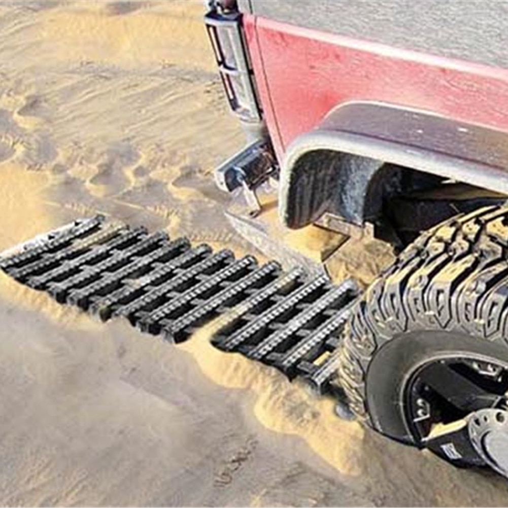 Universal Anti-skid Traction Mat For Automobile Emergency Self-rescue Anti-trapping Track Tire Ladder For Snow Sand Swamp