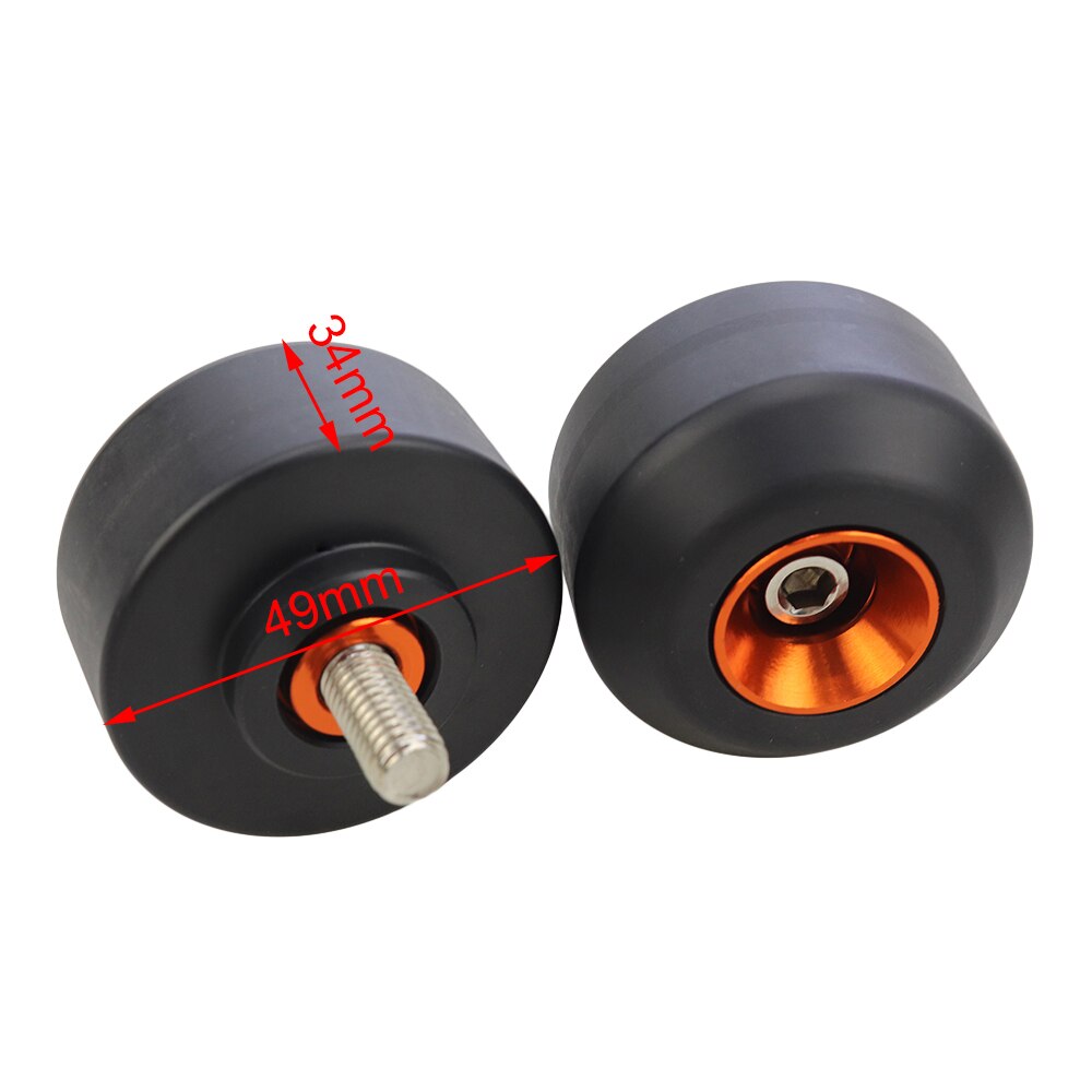 Cadre de fourche avant arrière | Pour KTM DUKE RC 390 DUKE 125/200 250 patins de Crash, cadre de fourche avant et arrière, curseurs