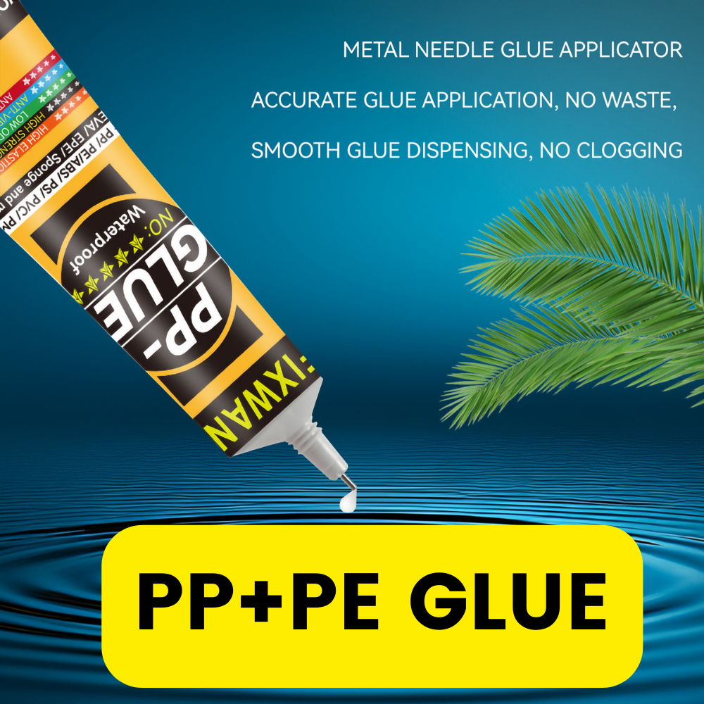 FIXWANT Polypropylen-PP-Kleber PE EVA POM PU Kunststoff Leder Wasserdichter weicher Kleber Starker PVC-Kleber 50 ml