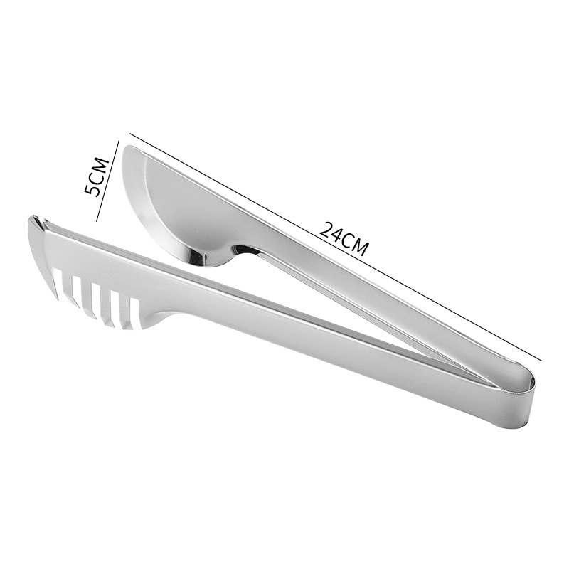 Pinzas para comida de cocina, peine de Color de acero inoxidable, Clip para comida, utensilios de cocina antiadherentes, abrazadera para Buffet de carne y ensalada, accesorios para el hogar