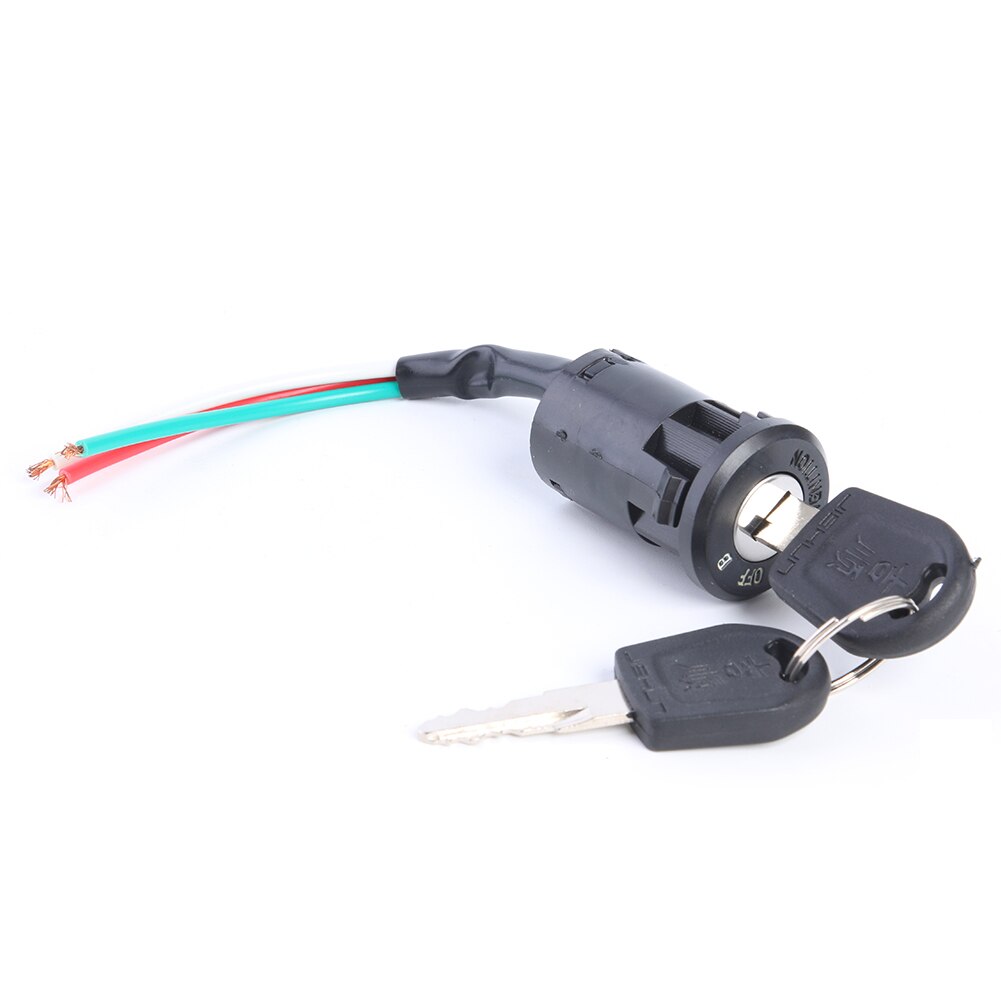 Ignition Switch Key Power Lock Universal Electric Bicycle Biking Portable Dustproof Cycling Parts for Electric Scooter: M
