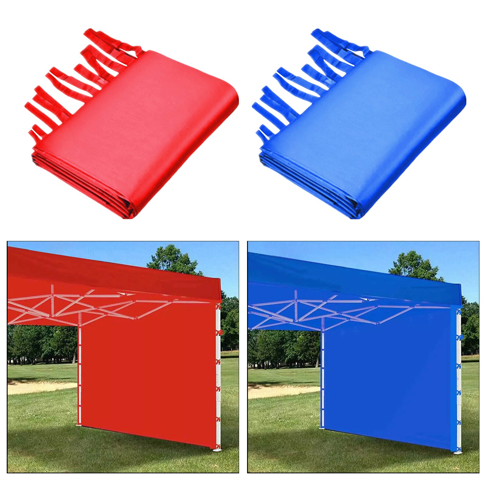 Oxford Fabric -up Canopy Tent Side Wall Commercial Instant Canopies Sun Wall, Colors Optional