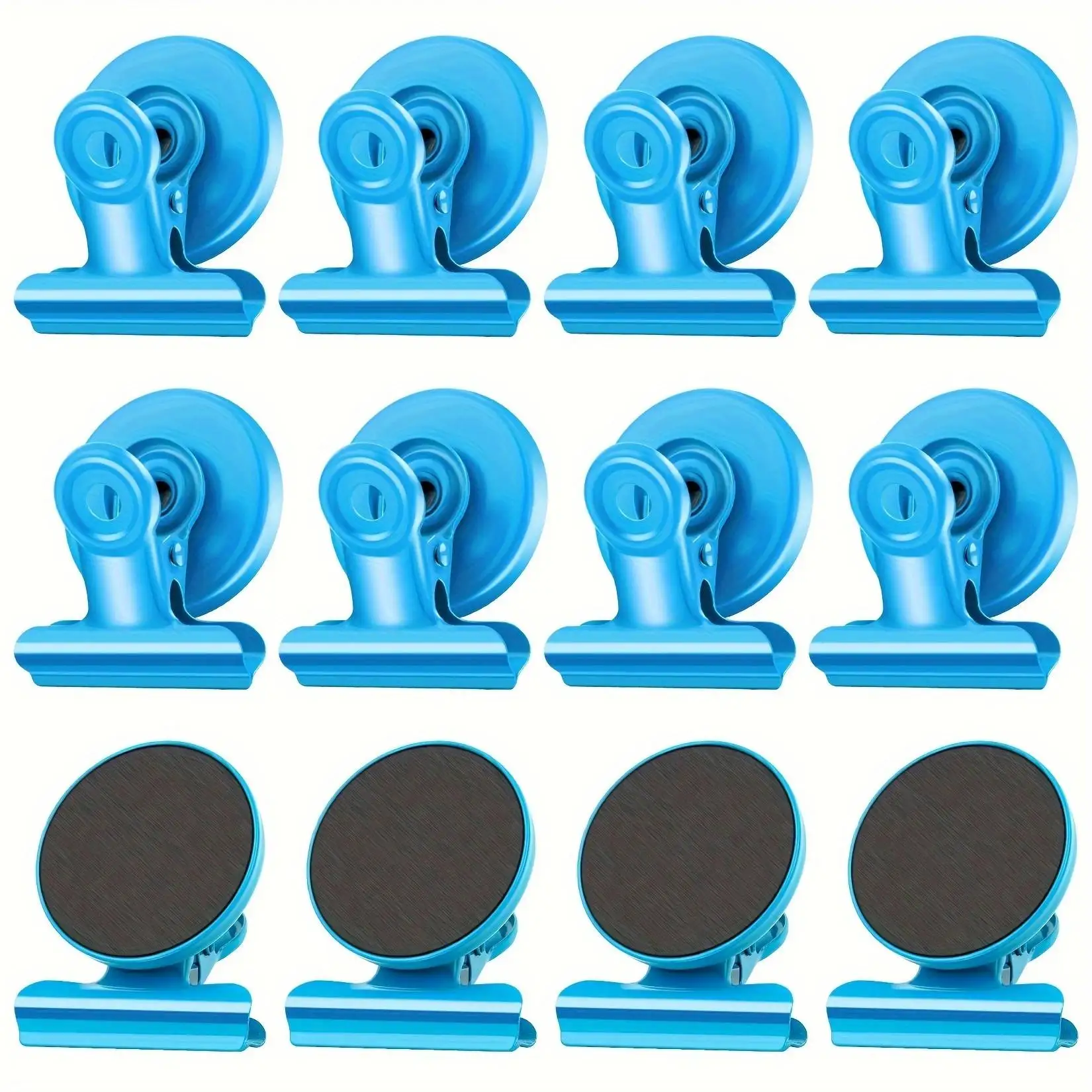 Refrigerator Magnets Fridge Magnetic Clips Heavy Duty, Fridge Magnet Clips, Clips Magnets For Fridge: Orange