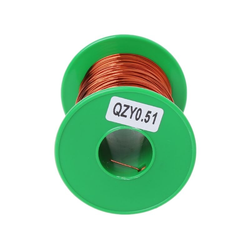 100M Hoge Temperatuur Polyester Imide Geëmailleerd Koperdraad 0.51Mm QZY-2/180 R7RD