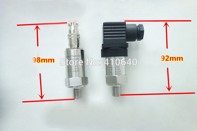Hirschmann Pressure Transducer Constant Pressure Water Supply Pressure Transmitter 4 to 20mA Output G1/4 Port 1Mpa Range