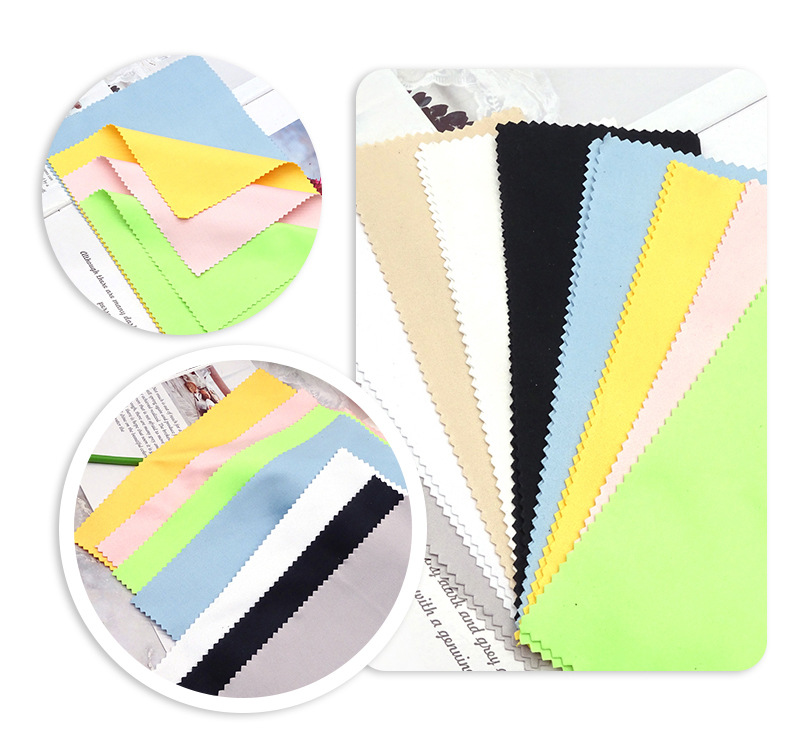 100 Stuks 230gsm Naald 1 Bril Lens Microfiber Reinigingsdoekje Brillen Reiniger 15X15Cm 17X14Cm Kleurrijk Grijs Wit Zwart