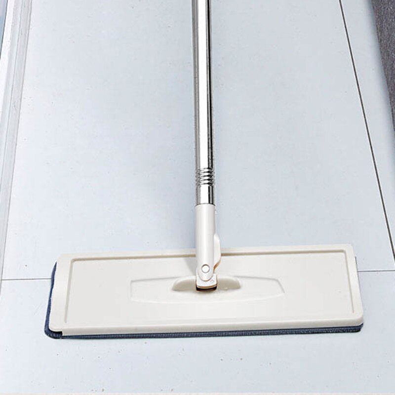 Microfiber Flat Floor Mop and Bucket Set Home Floor Cleaning System with Washable Flat Fiber Mop Pads MSU88