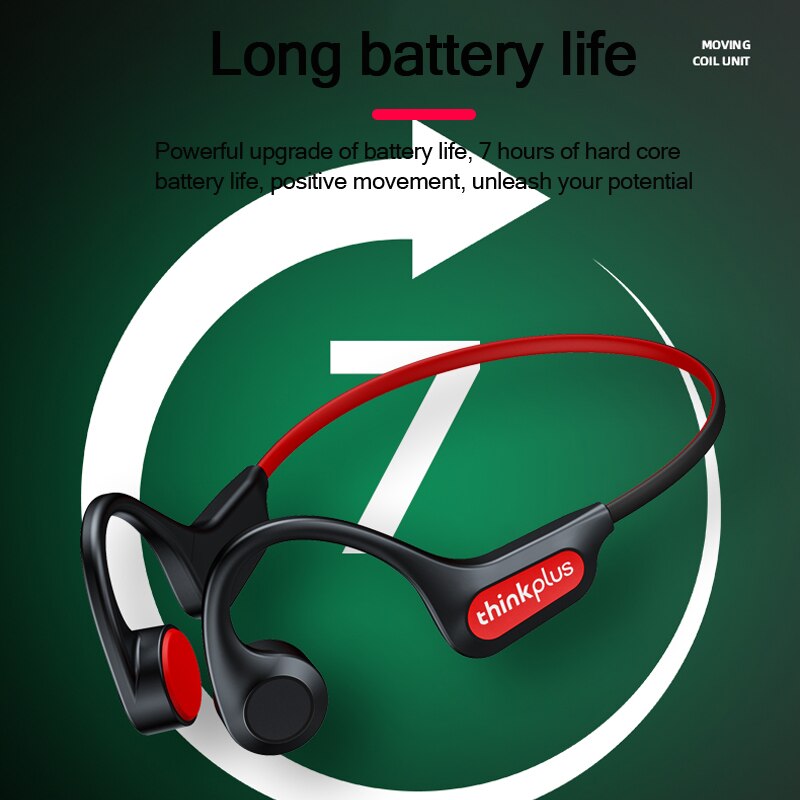 Lenovo X3 Pro Bluetooth 5.3 Bone Conduction Earphones Ear-hook Music Hifi Sports Waterproof Headset with Mic Wireless Headphones