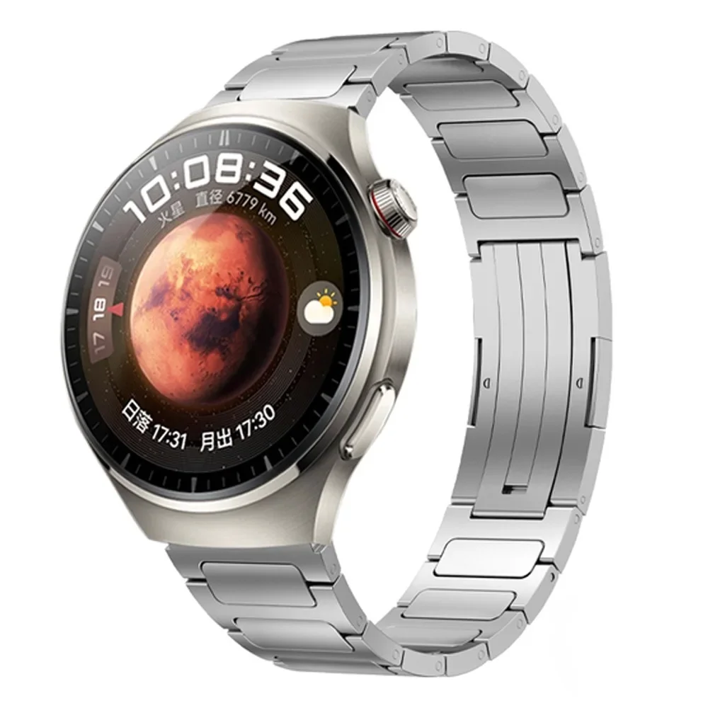 22mm Titanium Alloy Strap for Huawei Watch 5 4/GT5 4 3 2 Pro Garmin Forerunner 965 970 Bracelet Band Amazfit GTR 4/3 Pro/Bip 6-5: Black Yellow / Other