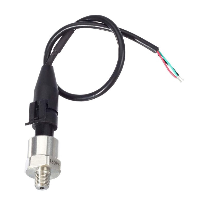 Pressure Transducer Sender Sensor Compatible with Oil Fuel Air Water 1/8"NPT Thread Stainless Steel