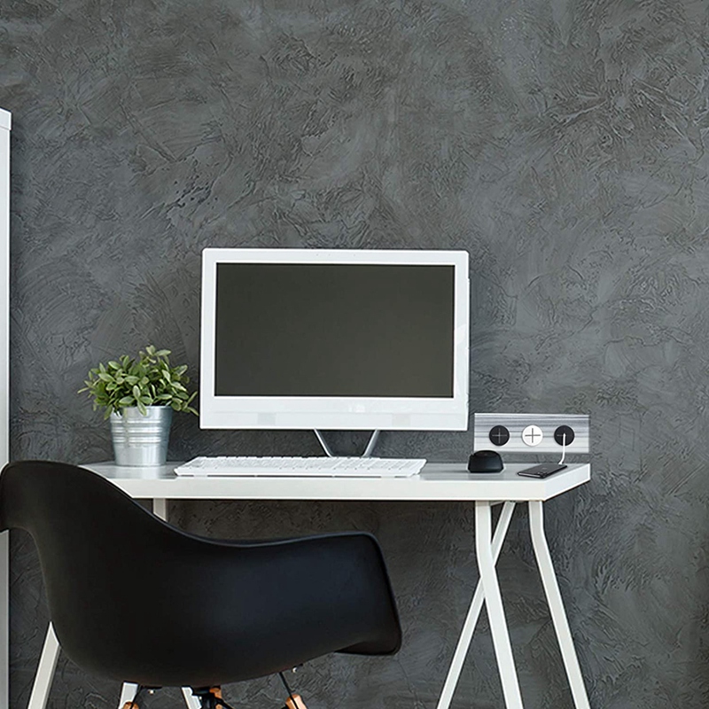 12 Pieces Cable Cord Grommet Desk Cable Hole Cover 1 Inch Rubber Wire Organizer for Desk Table TV Hole Cable Management