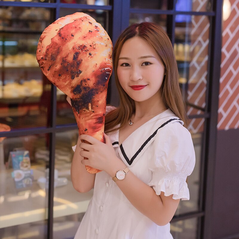 50/70/90CM Simulation Food Real Life Style Chicken Leg Toy Chick Wing Drumstick Pillow Cushion Lifelike Kids Birthday