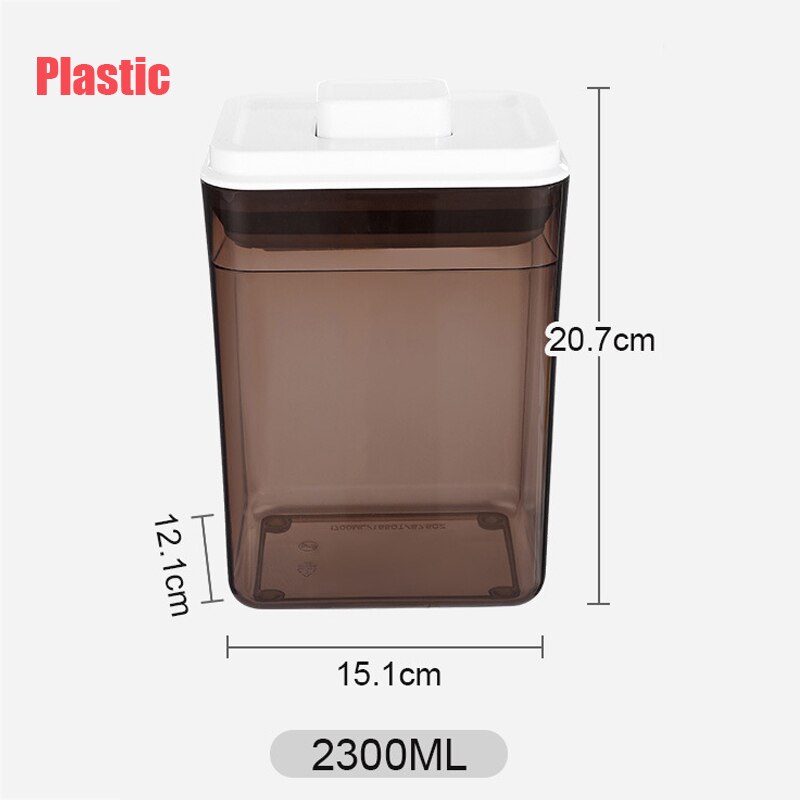 Large Capacity Baby Milk Powder Portable Food Storage Box Infant Milk Powder Box Toddle Snacks Container Organizer Cereal Box: 2300ml B Plastic