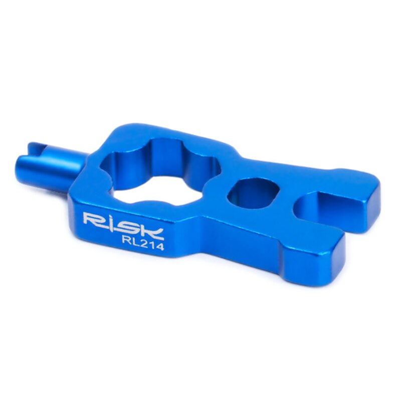 4 In 1 Bike Valve Core Wrench and Presta Tire Valve caps Bicycle Valve Removal Tool Portable Repair Tools Accessories: Blue